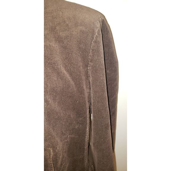 VINTAGE Talbots Brown Corduroy Womens Blazer Size 12 - Picture 3 of 9